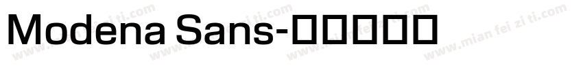 Modena Sans字体转换